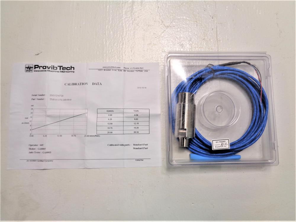 Provib Tech Seismic Vibration Transmitter TM016-151-140-00-0